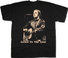 Van Morrison Listen To Lion Men T-shirt Black Unisex All Sizes JN571