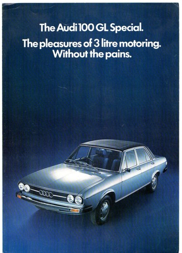 Audi 100 special saloon - 100, gl