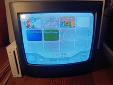 Vintage 14" Proline CRT TV Retro Gaming TV Working With Fault Spares Repairs 