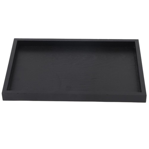 Black solid wood - black,