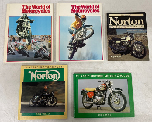 Norton motorcycle books lot - motorcycle, 5