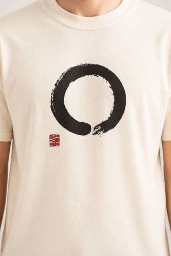 Japanese enso circle - circle, shirt