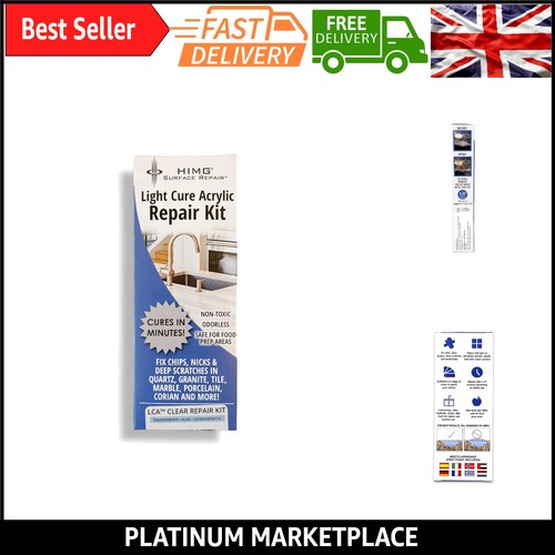 Clear quartz worktop repair - clear,