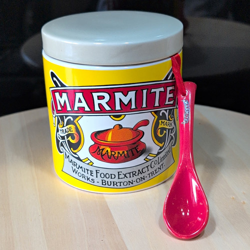 Marmite ceramic jar - marmite, jar/canister