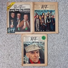 3 X BBC RADIO TIMES Magazines