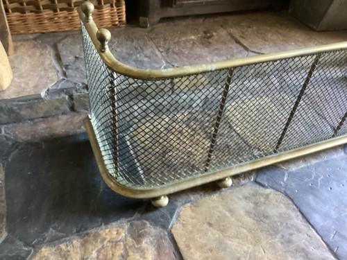 Antique brass nursery fender - antique, /