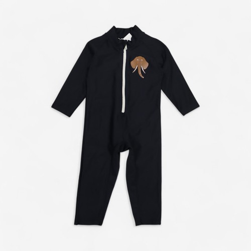 Mini rodini black sun suit - uv,