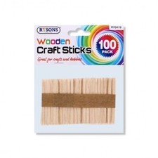 100 x Wooden Lolly Lollypop