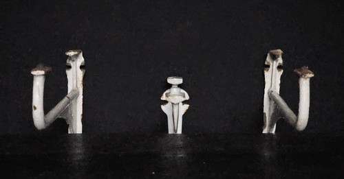 Victorian cast iron butler - victorian,