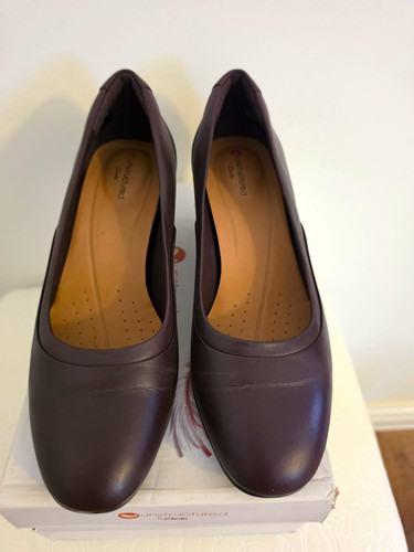 Clarks unstructured brown - clarks,