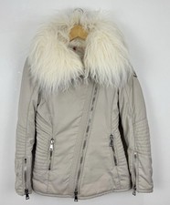 Moncler Choisia Goat Fur Down Jacket 00 0 S 17.5”ptp Coat Puffa Genuine Bady