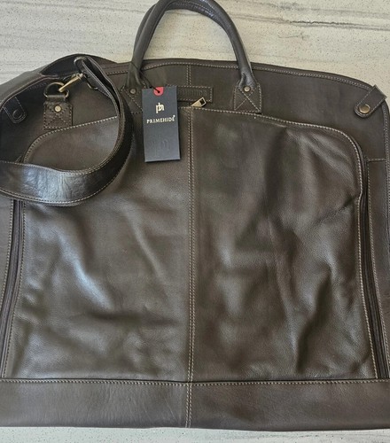 Primehide leather suit carrier - leather,
