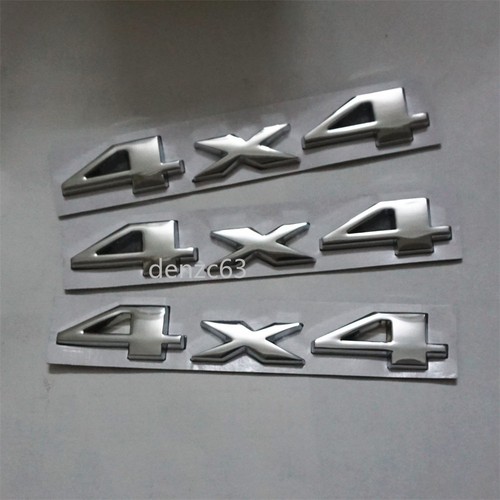 Silver chrome 4x4 - 4x4, metal