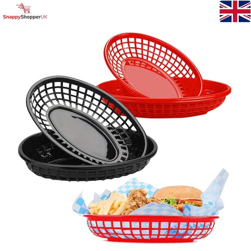 Durable oval food baskets set - baskets,,