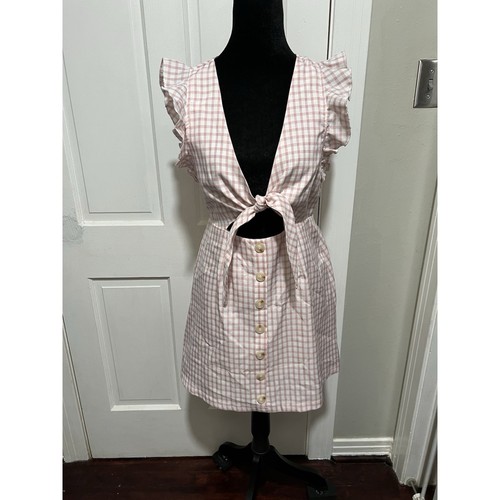 Pink and white - and, gingham
