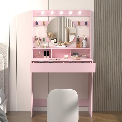 Vanity dressing table with - table,