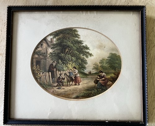 Antique 1851 blonde baxter - 1851, le
