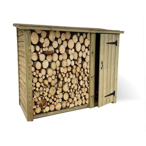 Churnet valley log store - log,
