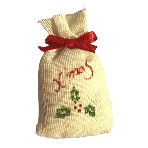 Dolls house christmas sack - house,