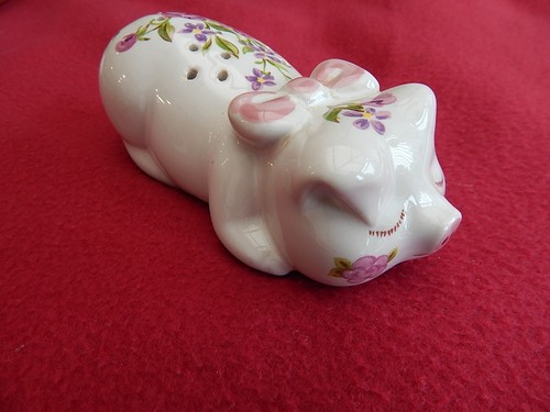 Ceramic piggy pot - ceramic, pourri
