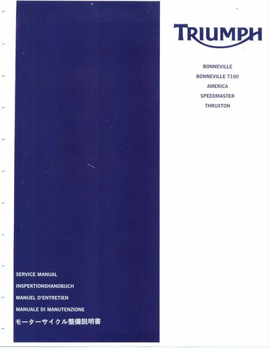 Triumph service manual 2004