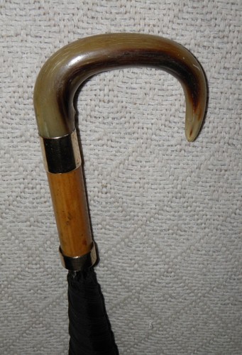 Antique black umbrella - antique,