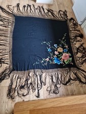 Vintage Black Floral