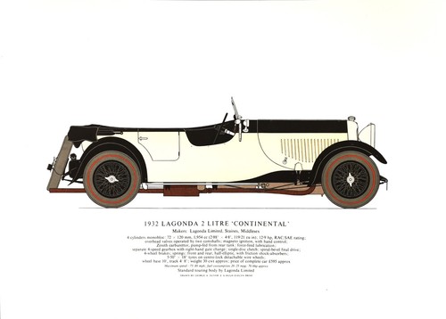 1932 lagonda litre - 2,