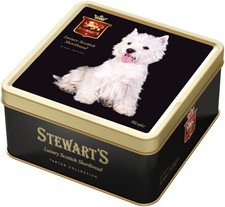 Stewart'S - West Highland Terrier Shortbread Gifting Tin (125G) - Traditionally 