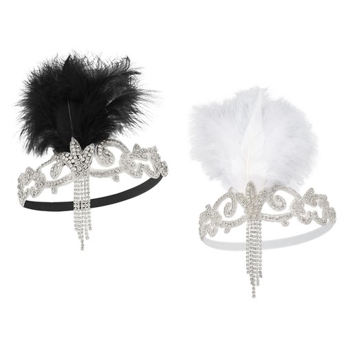 Flapper headband female head - flapper,