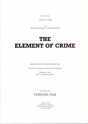 The element crime lars - the,