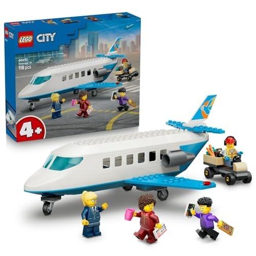 Lego city jet passenger - passenger, plane