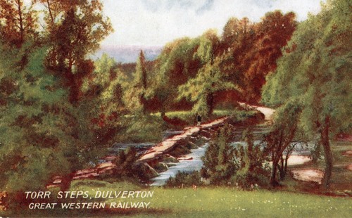 Gwr postcard coloured views - gwr,