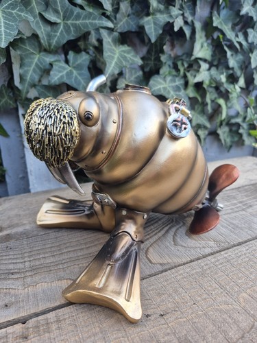 Quirky steampunk walrus - quirky,