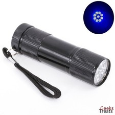9 LED UV Black FlashLight Torch Cat Dog Pet Rodent Urine Stain Detector