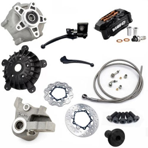 Black line disc brake - line,
