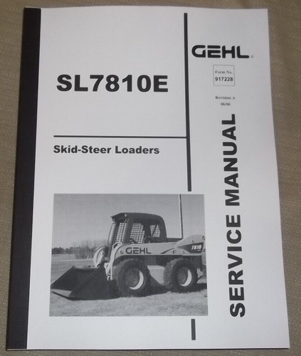 Gehl sl7810e skid steer loader - skid,