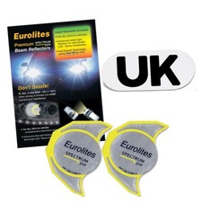 Eurolites Spectrum Headlamp Beam Reflectors UK Magnetic Plate European Driving