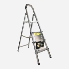 Step Ladder 4+1 Step Non Slip Foldable Aluminium Professional Trade DIY - RMR04