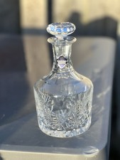 Edinburgh Crystal Whiskey Decanter Ayr Pattern Cut Glass