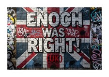 Enoch Powell was right Britain A4 repro autograph A4 poster with choice of frame