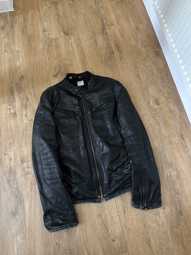 Star men black - men's, leather