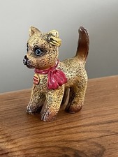 Steiff Miniature Painted Pewter Cat