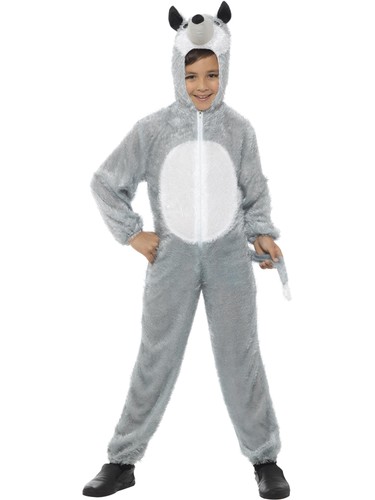 Smiffys wolf costume - costume,, grey