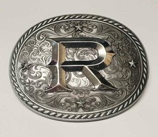 Itera Western Belt Buckle "R"