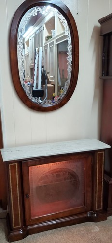 Vintage foyer table with - table,