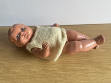 Vintage 1950’s Hard Plastic Baby Doll Unusual Finish