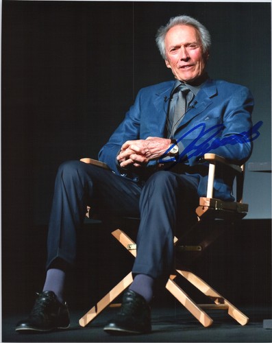 8x10 autographed photo - 8x10, clint