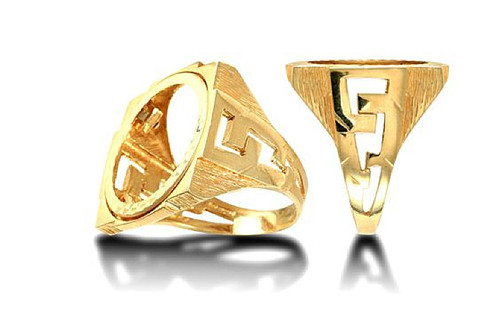 9ct yellow gold half - half, sovereign