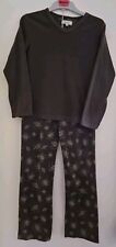Boys Primark Bugs Green Pyjamas Age 9-10 Years